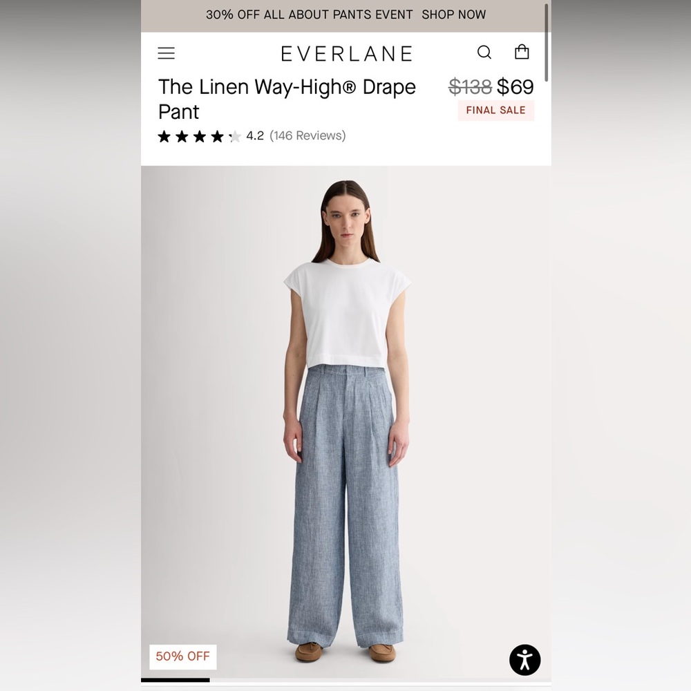 Everlane Linen Trouser